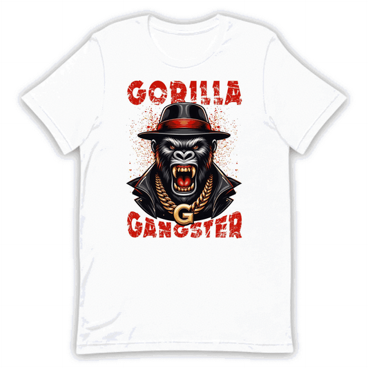 Gangster Gorilla Urban Style and Gold Chain Swag Hip-Hop Inspired | PRODUCT CODE: GNSTREGOUNRB