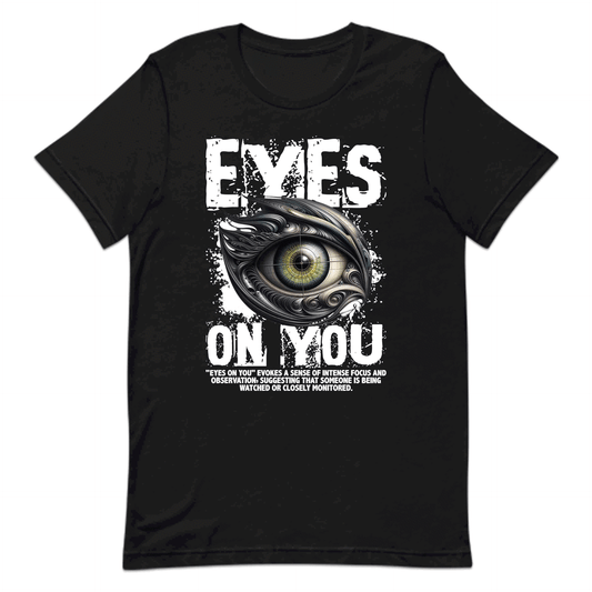 Eyes on You Abstract Symbolic Observation Fan Stylized Artistic Eye | PRODUCT CODE: EYNOABRSBLCV