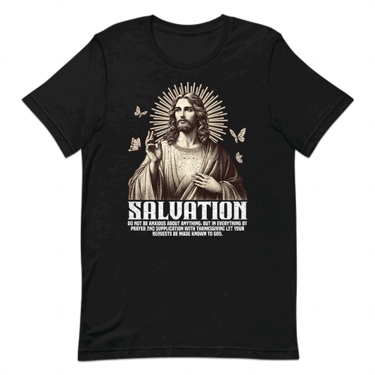 Salvation Christian Jesus and Butterflies Uplifting Bible Verse | PRODUCT CODE: SLVTNCHRJUSEB