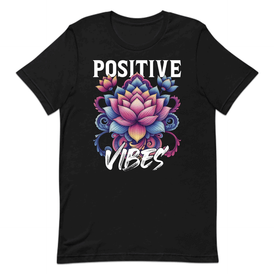 Vibrant Positive Vibes Radiant Lotus Flower Mandala Meditation Yoga Enthusiasts | PRODUCT CODE: VBRNPOSTBEDA
