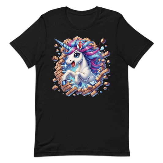 Magical Unicorn Breaking Through Wall 3D Realistic Whimsical Unicorn | PRODUCT CODE: MFGCLAUNOBKR