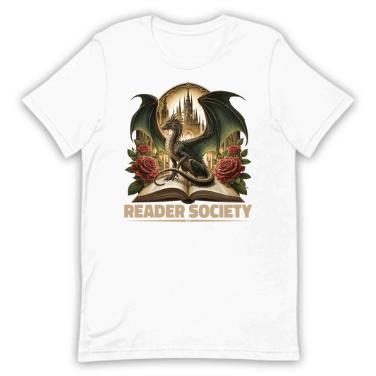 Fantasy Dragon Reading Gothic Bookish Reader Society Book Lover Dark Academia Reader | PRODUCT CODE: FTSYDRGNORES