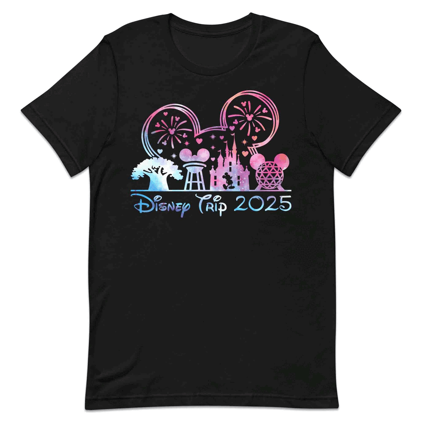 Disney Trip 2025 T-Shirt | Family Vacation Jumper | Mickey Castl Disneyland Travel Hoodie | PRODUCT CODE: PSTENBWQDBS