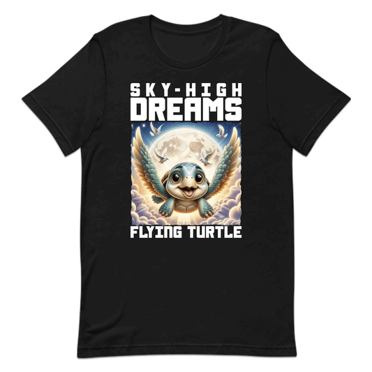 Sky-High Dreams Flying Turtle  Whimsical Fantasy Adventure Seekers | PRODUCT CODE: SHGDRMFLYNTR