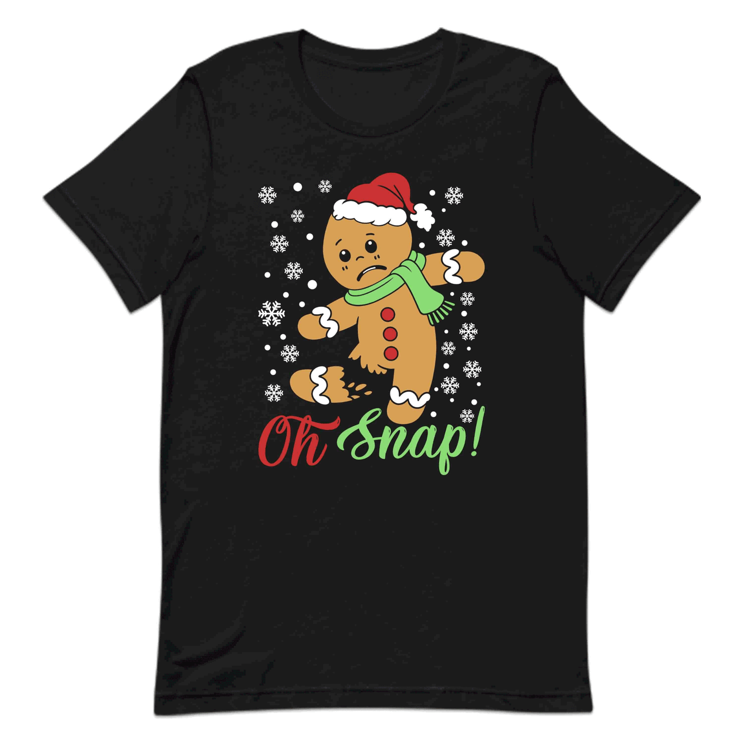 Oh Snap Christmas Gingerbread Funny Xmas Treat | PRODUCT CODE: SNOHPACHTYGNR