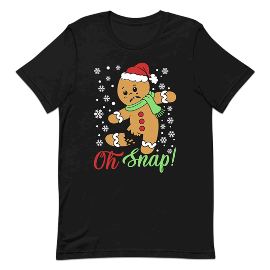 Oh Snap Christmas Gingerbread Funny Xmas Treat | PRODUCT CODE: SNOHPACHTYGNR