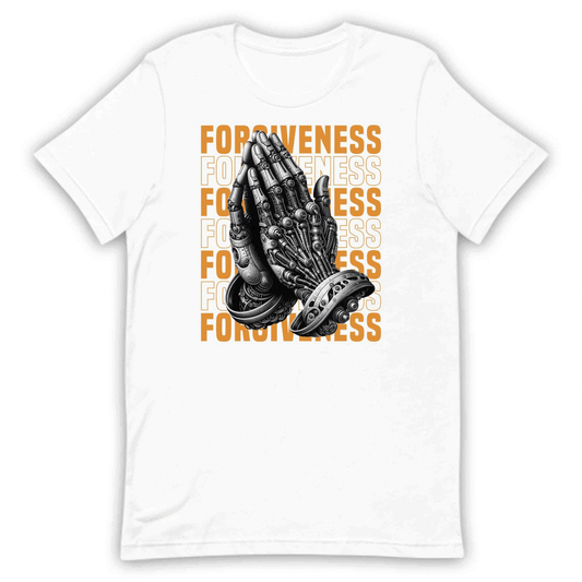 Cyberpunk Praying Hands Futuristic AI Robot Faith Sci-Fi Techwear | PRODUCT CODE: CPBRYMGHDAFU