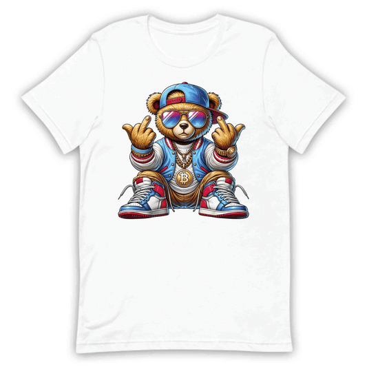 Edgy Teddy Bear Crypto Swag Hip-Hop Streetwear | PRODUCT CODE: EGHTYDBRACP