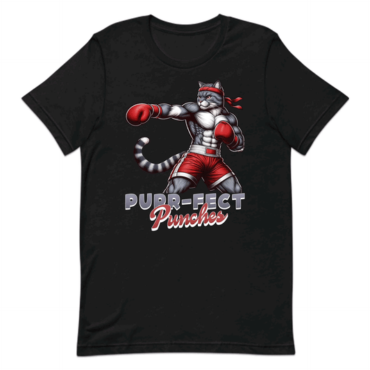 Purr-fect Punches Muscular Boxing Cat | PRODUCT CODE: PRFTCNHMUBXNA