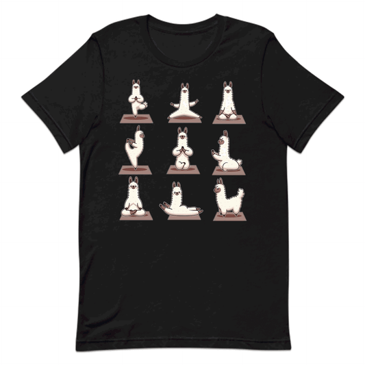 Llama Yoga Pose Funny Animal Yoga Enthusiast | PRODUCT CODE: LMATGOPSEANM