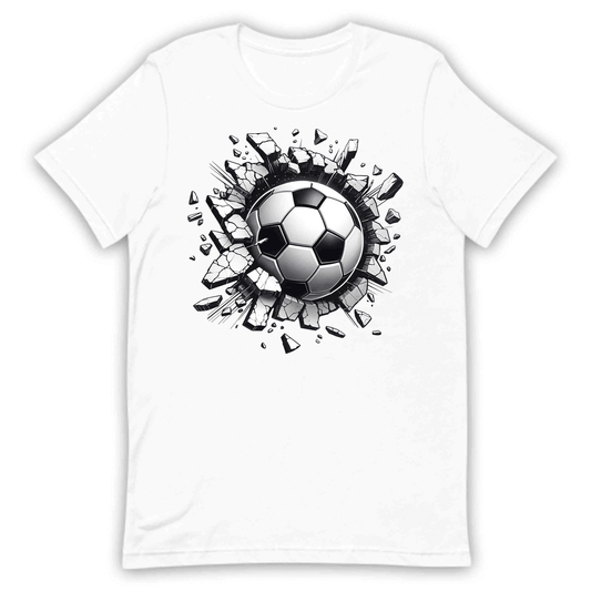 Soccer Ball Breaking Through Wall 3D Realistic Shattering Football | PRODUCT CODE: SCROBLABRKNW