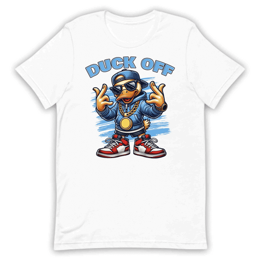 Hilarious Duck Off Cartoon Duck Hip-Hop Style Duck in Gold Chains & Sneakers | PRODUCT CODE: HLRSOUDKCFO