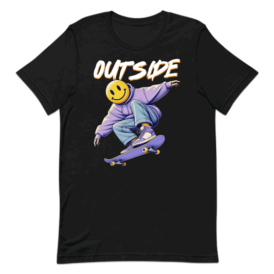 Smiley Face Skateboarder Trendy Skateboarding | PRODUCT CODE: SMLYFCETRDY