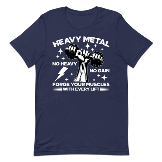 Heavy Metal Dumbbell Workout Motivational Gym | PRODUCT CODE: HYVDMBLMETAG