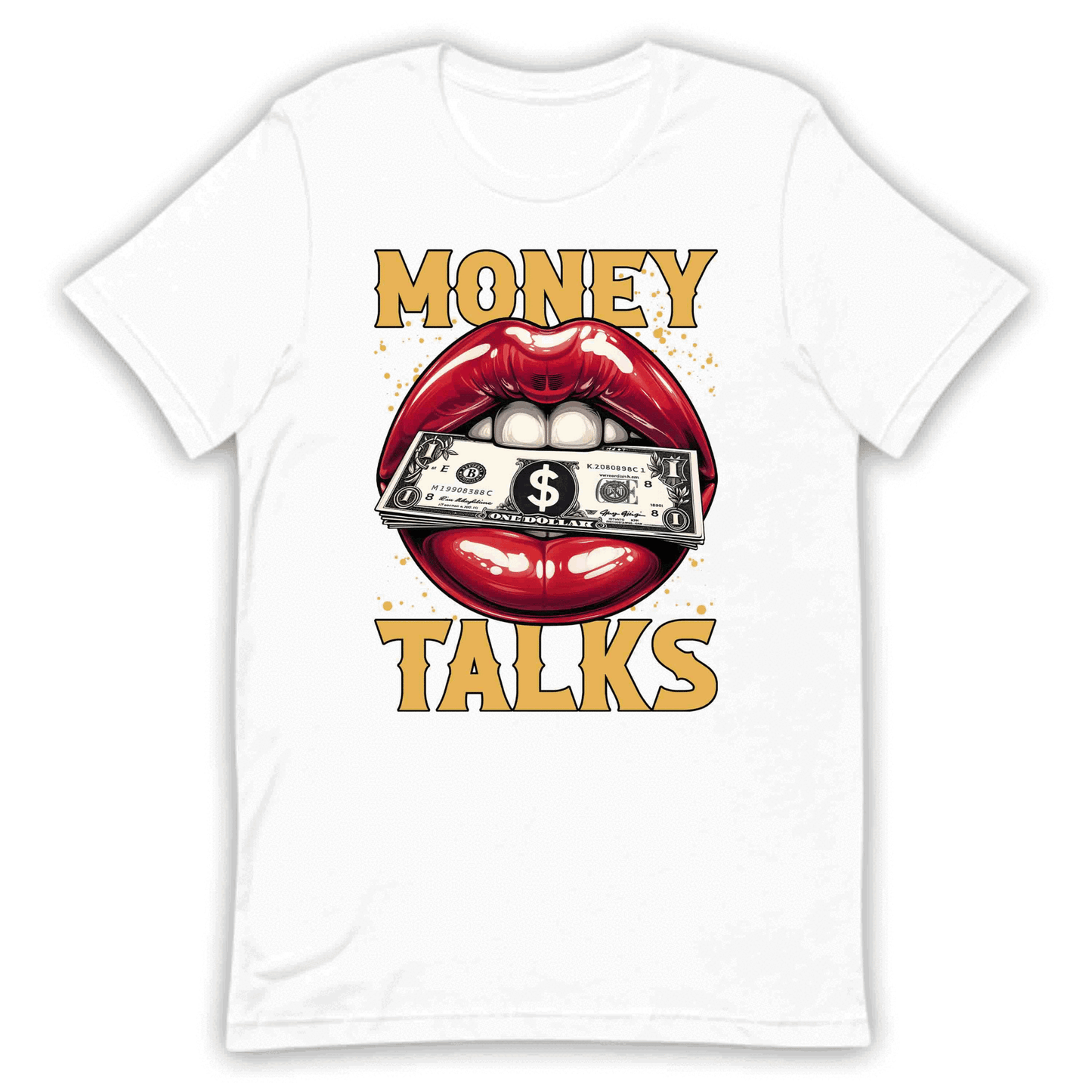 Money Talks Dollar Bill & Red Lips Entrepreneurs Hustlers Enthusiasts | PRODUCT CODE: MNYTKLSDOBRE
