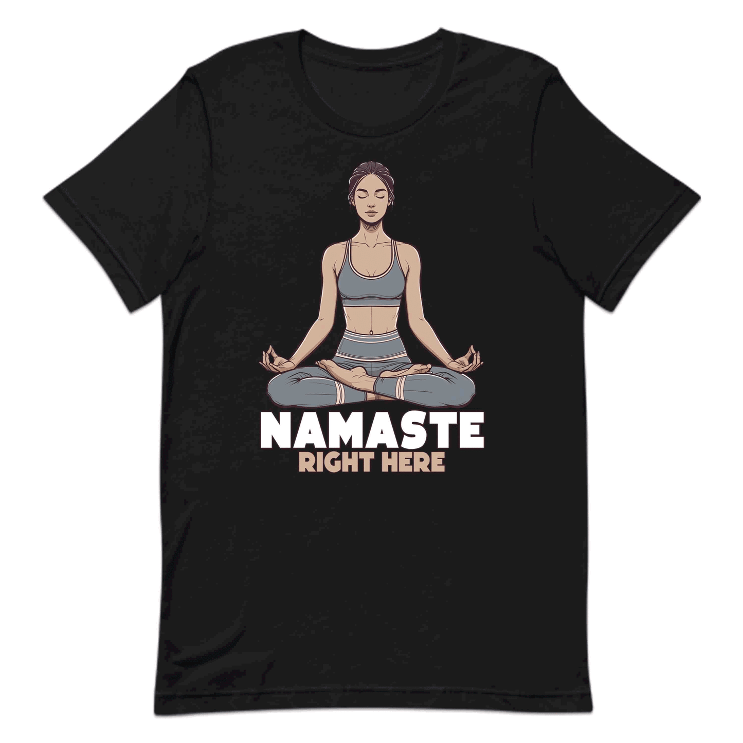 Namaste Right Here Yoga Empowering Yoga Lovers & Fitness Enthusiasts | PRODUCT CODE: NMSRGHTEYGAEM