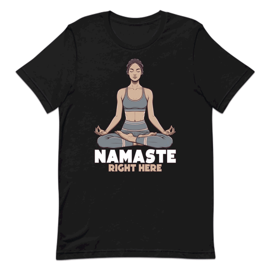 Namaste Right Here Yoga Empowering Yoga Lovers & Fitness Enthusiasts | PRODUCT CODE: NMSRGHTEYGAEM