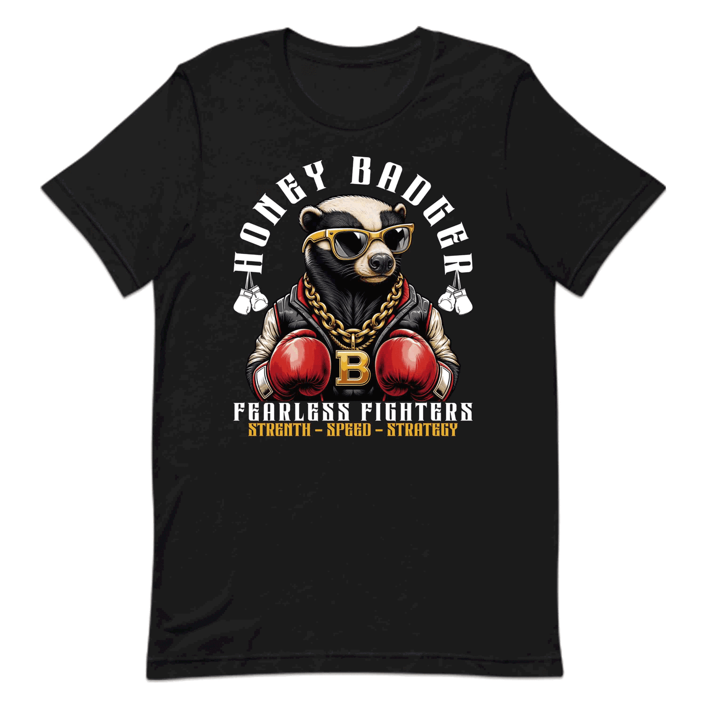 Honey Badger Boxing Tough Animal Boxer | PRODUCT CODE: HNYBDGRXONWF