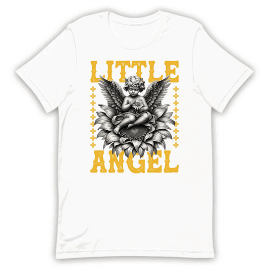 Heavenly Little Angel Whimsical Floral Sunflower Inspired | PRODUCT CODE: HVNLYEANGWMS