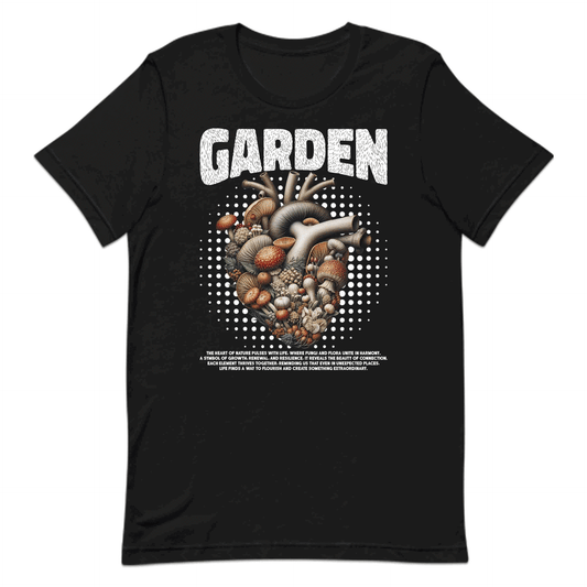 Whimsical Nature Garden Mushroom and Floral Gardening Lovers | PRODUCT CODE: WHMSCNTUGRD