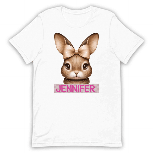 Custom Bunny Name Shirt | Personalized Easter Tee, Sweatshirt, or Hoodie | PRODUCT CODE: PERJCBTUYMN