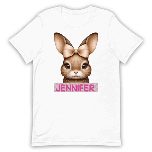Custom Bunny Name Shirt | Personalized Easter Tee, Sweatshirt, or Hoodie | PRODUCT CODE: PERJCBTUYMN