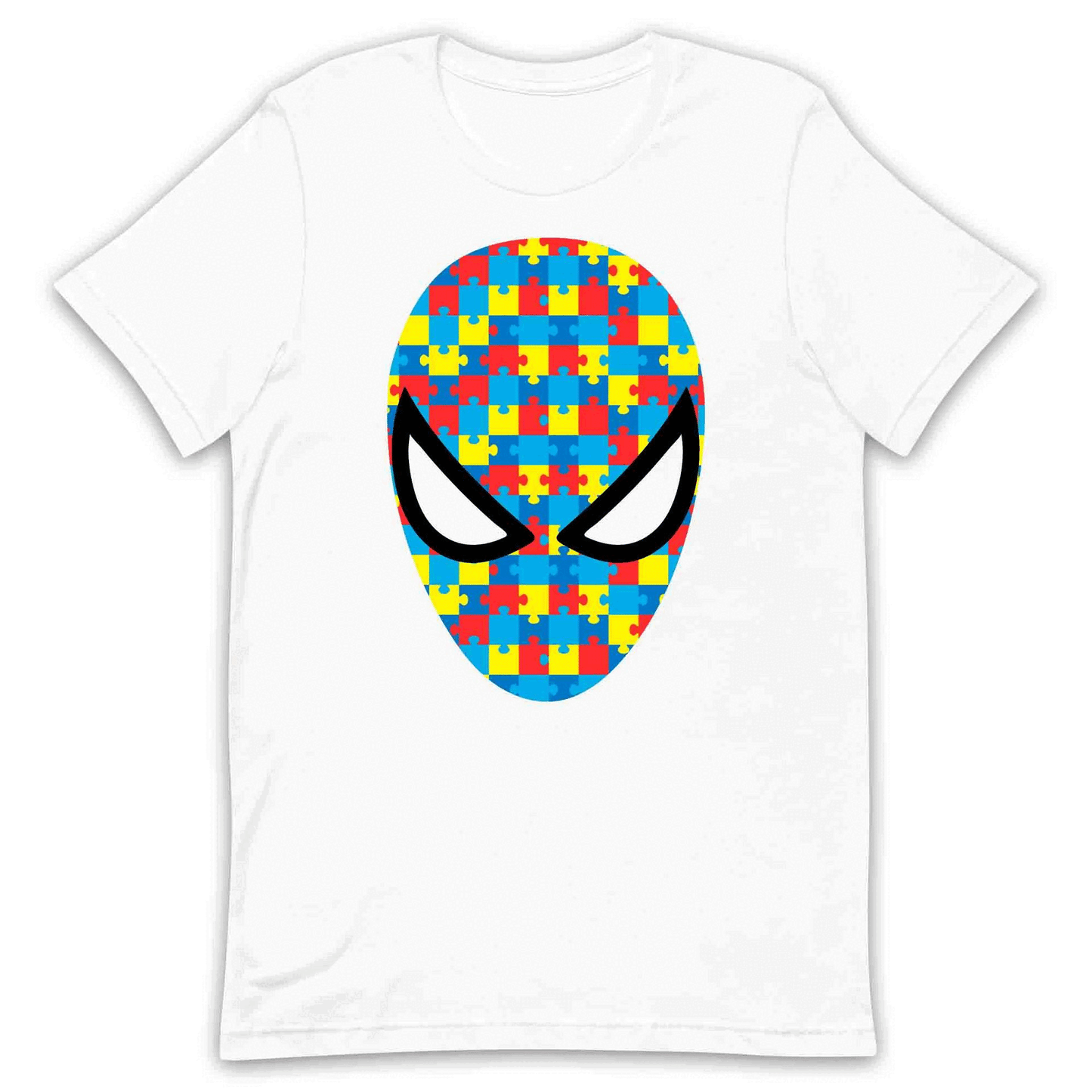 Spider-Man Autism Awareness T-Shirt | Puzzle Piece Hero Mask Jumper | Marvel Inclusion Hoodie | PRODUCT CODE: SPDBERWBIMA