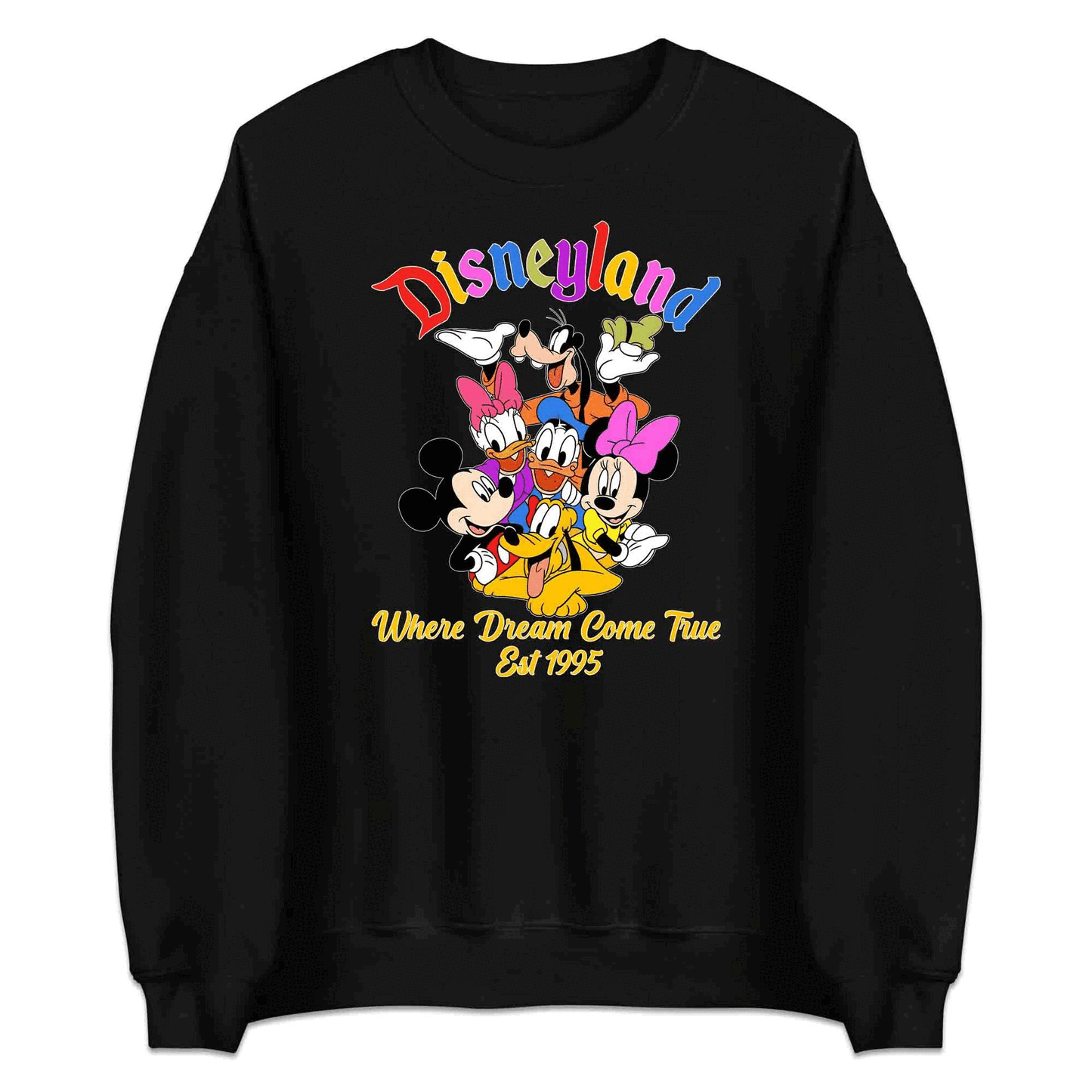 Disneyland 1995 T-Shirt | Mickey & Friends Jumper | Disney Cartoons Hoodie | PRODUCT CODE: DSNTMGNTFV