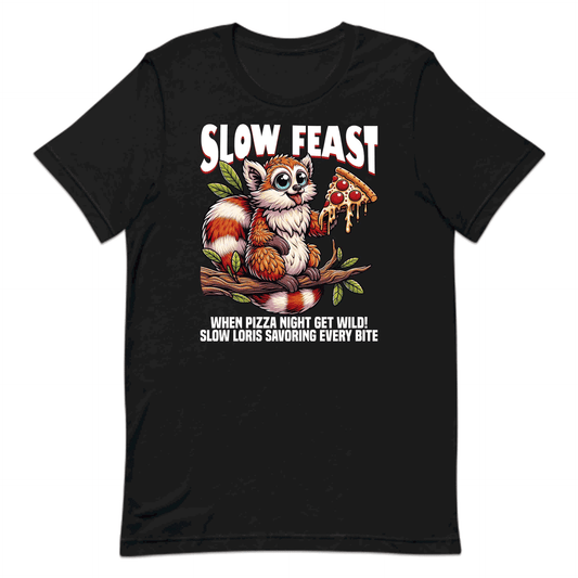 Adorable Slow Loris Pizza Slice Humor World Pizza Day | PRODUCT CODE: ADBLEWORPZSH