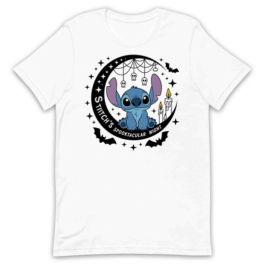 Stitch Spooktacular Night T-Shirt, Disney Halloween Sweatshirt, Witchy Ohana Hoodie | PRODUCT CODE: SLIWERCJV