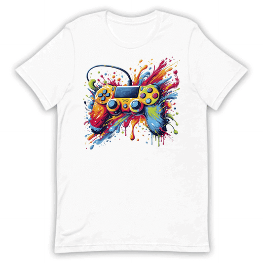 Vibrant Splatter Gaming Controller Gamers & Streamers | PRODUCT CODE: VBRNTGMACNO