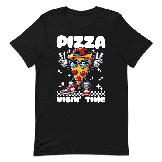 Funny Pizza Slice Hilarious Pizza Slice with Sunglasses & Sneakers | PRODUCT CODE: SLCFNYPZIALVT