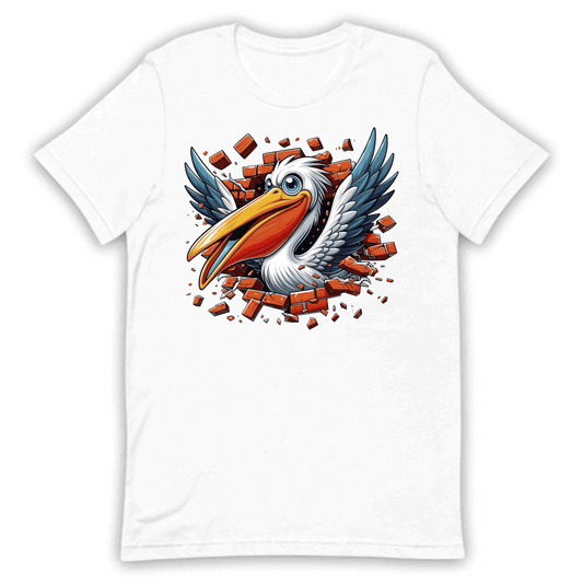 Pelican Breaking Through Wall 3D Realistic Pelican | PRODUCT CODE: PLCNABRKWLCOS