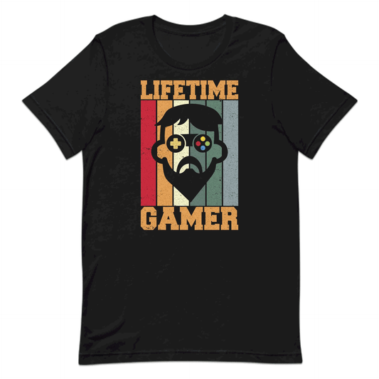 Lifetime Gamer Video Game Lovers Vintage Gaming | PRODUCT CODE: LFTMREGVDOSN