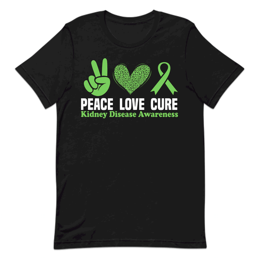 Peace Love Cure Kidney Disease Awareness | PRODUCT CODE: PCLVREUXAKQN