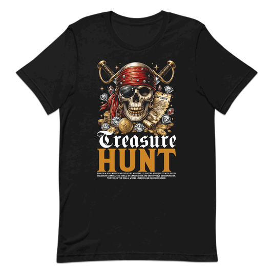 Pirate Treasure Hunt Skull Mystery Lovers Treasure Map & Gold Coins | PRODUCT CODE: PTRSUEHNMYLV
