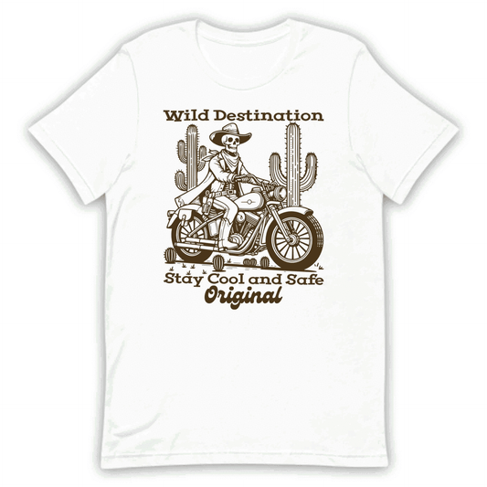 Vintage Skeleton Biker Retro Motorcycle Rider | PRODUCT CODE: VTHMNIEBKRMO