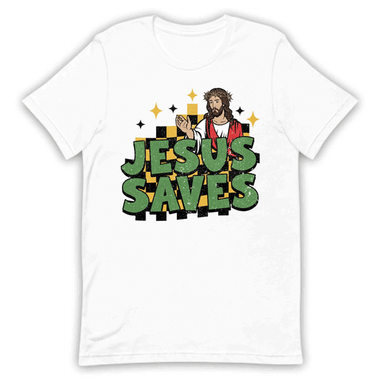 Jesus Saves Christian Christmas Religious Holiday Faith-Based Xmas | PRODUCT CODE: JSVCHTNMARGL