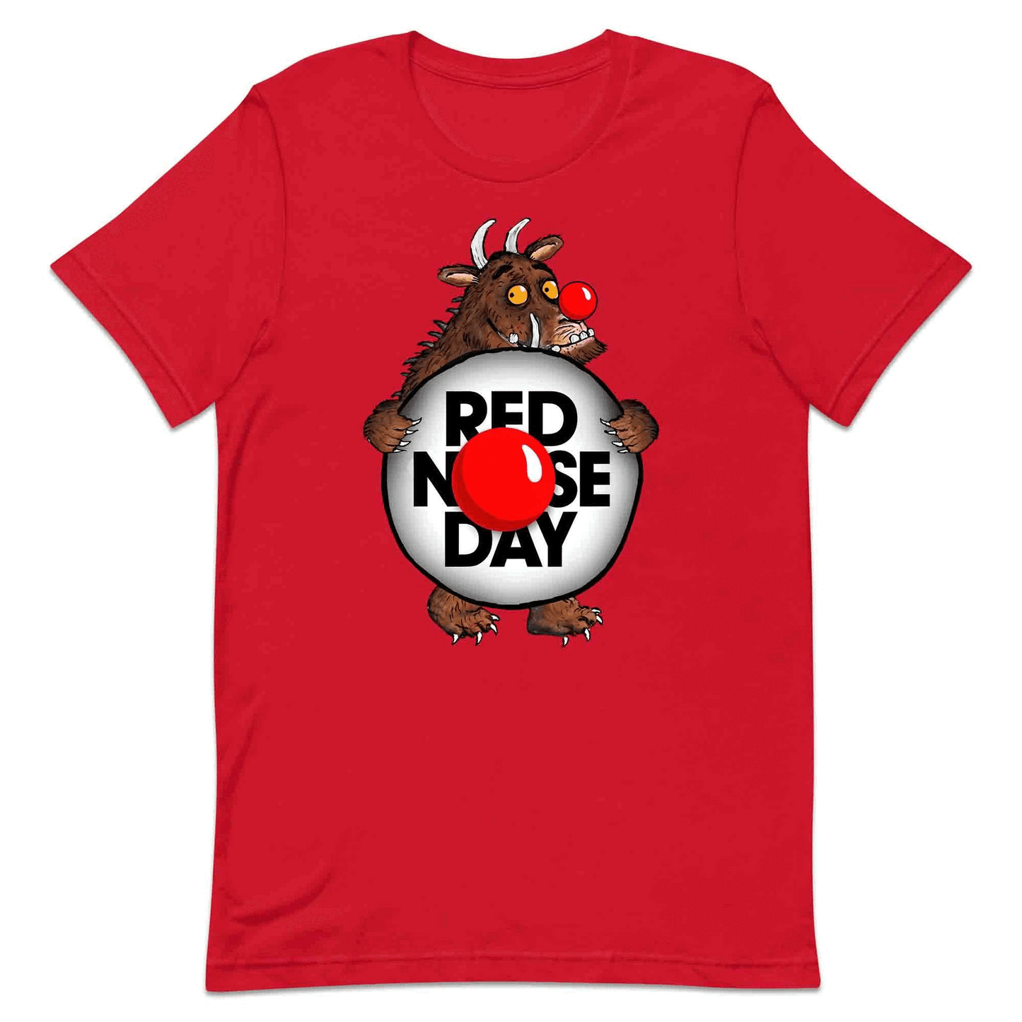 Red Nose Day The Gruffalo T-Shirt | Book Day Jumper | Charity Awareness Hoodie | PRODUCT CODE: RDFDXHJEKIGO