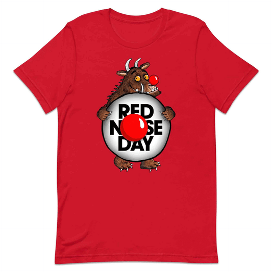 Red Nose Day The Gruffalo T-Shirt | Book Day Jumper | Charity Awareness Hoodie | PRODUCT CODE: RDFDXHJEKIGO