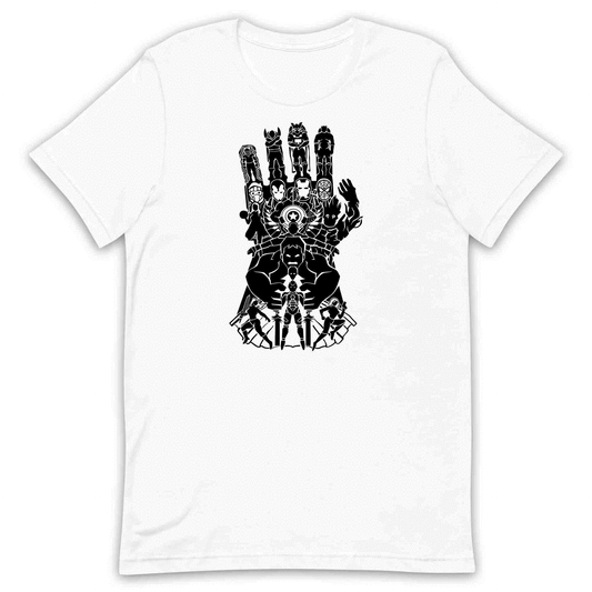 Avengers Infinity Gauntlet T-Shirt | Marvel Superheroes Jumper | Thanos vs Avengers Hoodie | Powerful Tribute Tee | PRODUCT CODE: AVGNSVWRIFYL