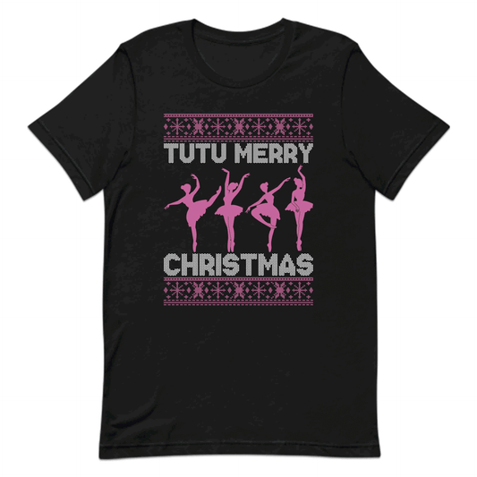 Tutu Merry Christmas Pink Ballet Dancers Ballerina Xmas | PRODUCT CODE: TUMRYVCHDNB