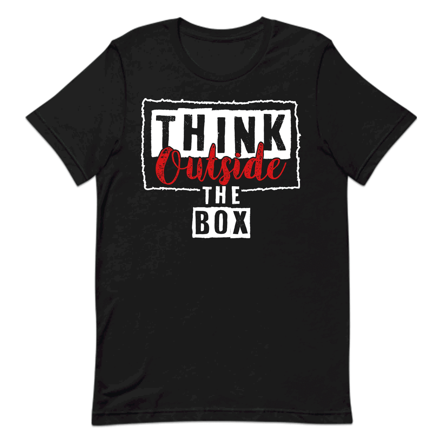 Think Outside the Box Motivational Typography | PRODUCT CODE: TNKHOUSEBXOM