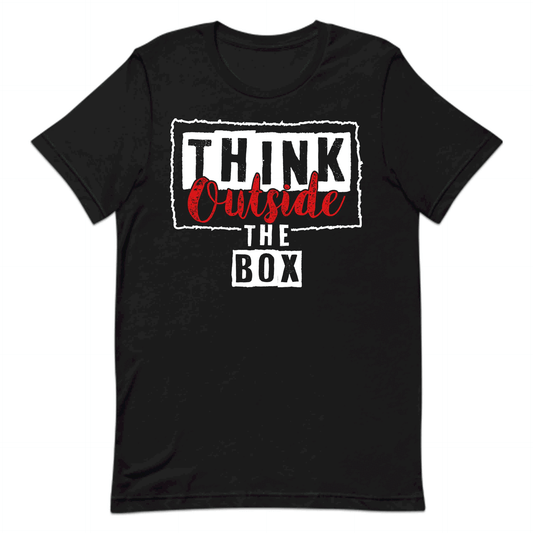 Think Outside the Box Motivational Typography | PRODUCT CODE: TNKHOUSEBXOM