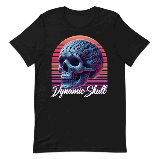 Vibrant Psychedelic Swirl Skull Trippy Abstract Skull | PRODUCT CODE: VBRNPYSDWLUT