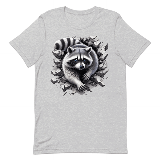 Raccoon Breaking Through Wall 3D Realistic Raccoon | PRODUCT CODE: RCNOBRKFRTEX