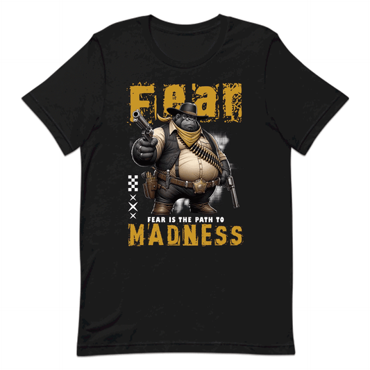 Western Cowboy Gorilla Fear Is the Path to Madness | PRODUCT CODE: WSTRNXWBGRL