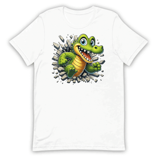 Crocodile Breaking Through The Wall  3D Realistic Alligator | PRODUCT CODE: CRDCLOBKNGWL