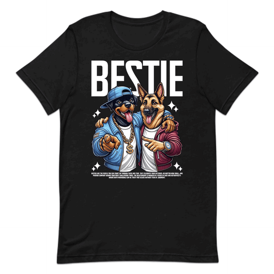 Bestie Dogs Rottweiler & German Shepherd Dogs Friendship | PRODUCT CODE: BTSEIDGOGMRWL