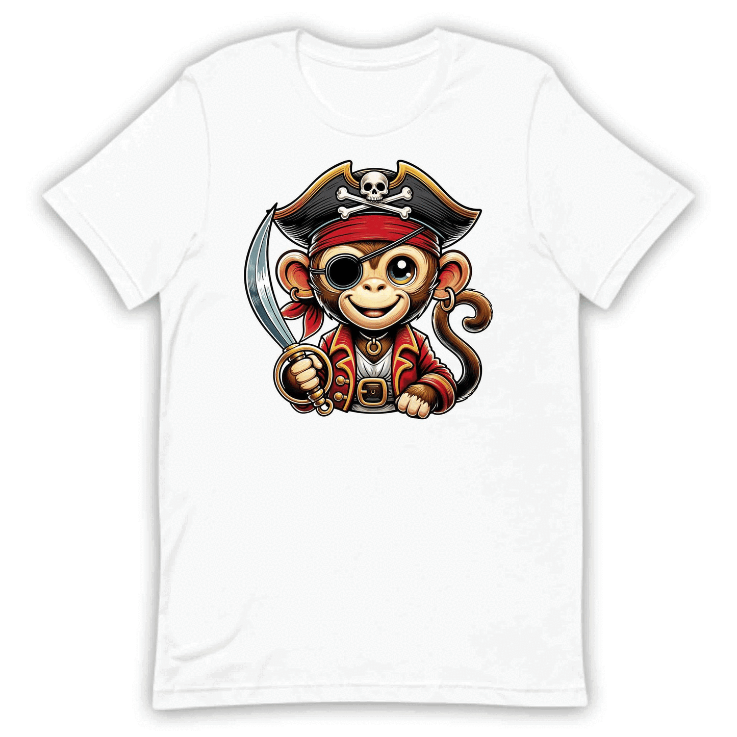Cheeky Pirate Monkey with Sword Nautical Adventure Treasure Hunt | PRODUCT CODE: CKYPRTASWDOL